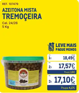 Makro Azeitona mista tremoçeira promoção