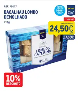 Makro Bacalhau lombo demolhado promoção
