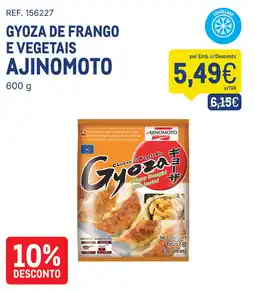 Makro Gyoza de frango e vegetais ajinomoto. promoção