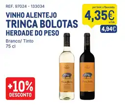 Makro Vinho alentejo trinca bolotas herdade do peso promoção