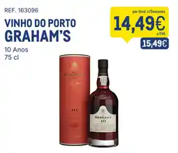 Makro Vinho do porto graham's 10 anos promoção