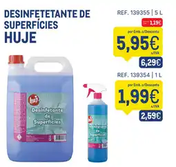 Makro Desinfetetante de superfícies huje promoção