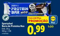 Lidl Sportyfeel Barra de Proteína Neo promoção