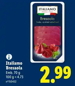 Lidl Italiamo Bresaola promoção