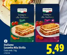 Lidl Italiamo Lasanha Alla Sicília Cada promoção