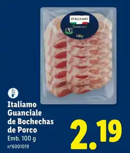Lidl Italiamo Guanciale de Bochechas de Porco promoção