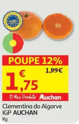 Auchan Clementina do Algarve IGP AUCHAN promoção