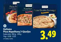 Lidl Italiamo Pizza Napolitana/4 Queijos promoção