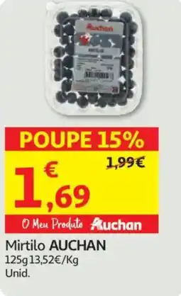 Auchan Mirtilo AUCHAN promoção