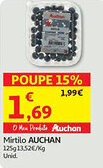 Auchan Mirtilo AUCHAN promoção