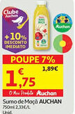 Auchan Sumo de Maçã AUCHAN promoção