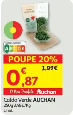 Auchan Caldo Verde AUCHAN promoção