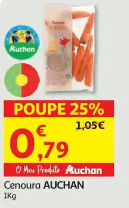 Auchan Cenoura AUCHAN promoção