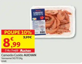 Auchan Camarão Cozido AUCHAN promoção