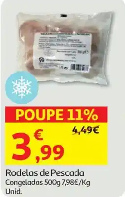 Auchan Rodelas de Pescada Congeladas promoção