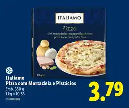Lidl Italiamo Pizza com Mortadela e Pistácios promoção
