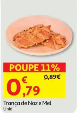 Auchan Trança de Noz e Mel promoção