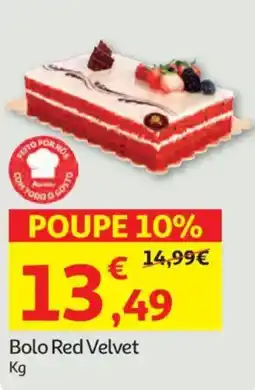 Auchan Bolo Red Velvet promoção