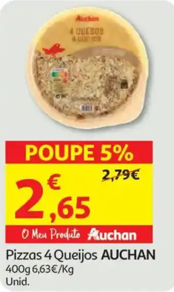 Auchan Pizzas 4 Queijos AUCHAN promoção