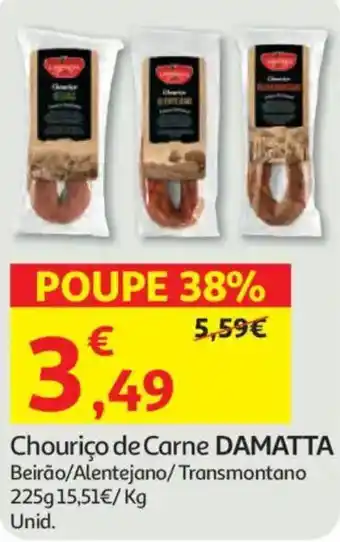 Auchan Chouriço de Carne DAMATTA promoção