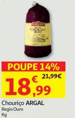 Auchan Chouriço ARGAL promoção