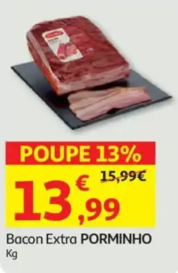 Auchan Bacon Extra PORMINHO promoção
