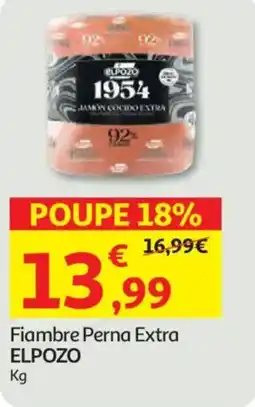 Auchan Fiambre Perna Extra ELPOZO promoção
