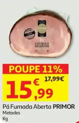 Auchan Pá Fumada Aberta PRIMOR Metades promoção