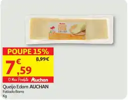 Auchan Queijo Edam AUCHAN promoção