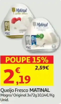 Auchan Queijo Fresco MATINAL promoção