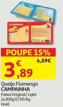 Auchan Queijo Flamengo CAMPAINHA promoção
