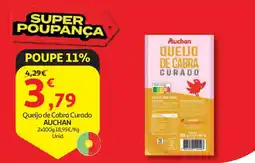 Auchan Queijo de Cabra Curado AUCHAN promoção