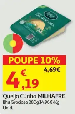 Auchan Queijo Cunha MILHAFRE Ilha Graciosa promoção
