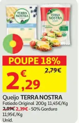 Auchan Queijo TERRA NOSTRA promoção