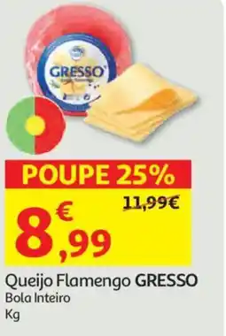 Auchan Queijo Flamengo GRESSO promoção