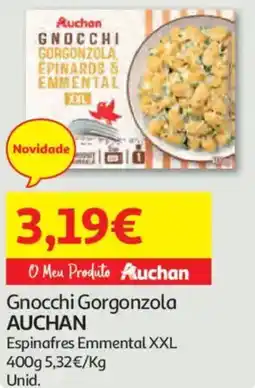 Auchan Gnocchi Gorgonzola AUCHAN promoção