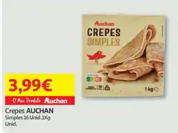Auchan Crepes AUCHAN promoção