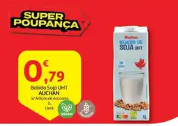 Auchan Bebida Soja UHT AUCHAN S/ Adição de Açúcares promoção
