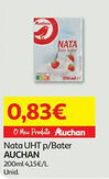 Auchan Nata UHT p/Bater AUCHAN promoção