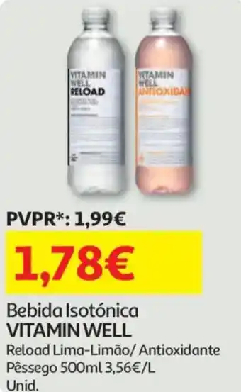 Auchan Bebida Isotónica VITAMIN WELL promoção