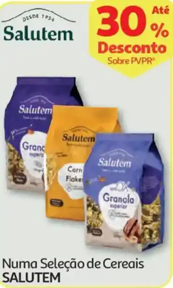 Auchan Numa Seleção de Cereais SALUTEM promoção