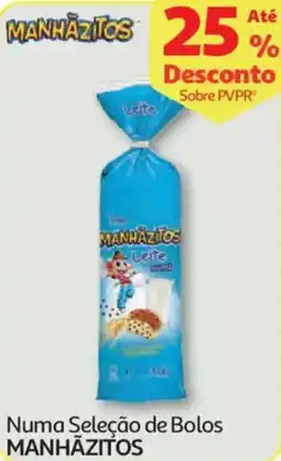 Auchan Numa Seleção de Bolos MANHÃZITOS promoção