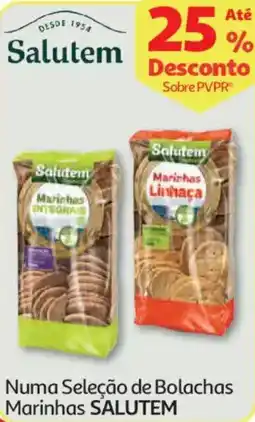 Auchan Numa Seleção de Bolachas Marinhas SALUTEM promoção