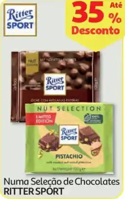 Auchan Numa Seleção de Chocolates RITTER SPORT promoção