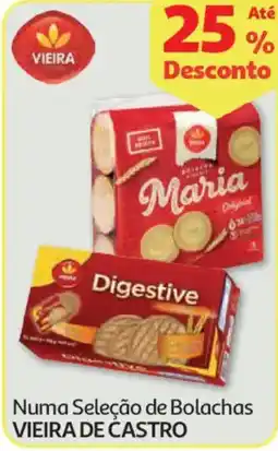Auchan Numa Seleção de Bolachas VIEIRA DE CASTRO promoção