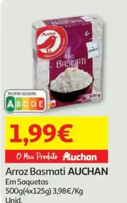 Auchan Arroz Basmati AUCHAN promoção