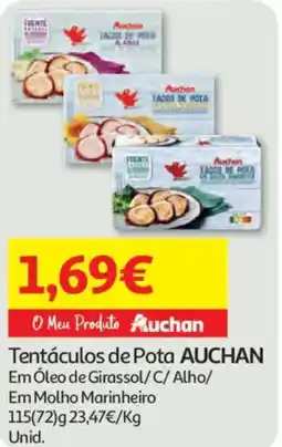 Auchan Tentáculos de Pota AUCHAN promoção