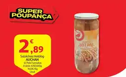 Auchan Salsichas Hotdog AUCHAN promoção