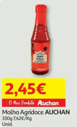 Auchan Molho Agridoce AUCHAN promoção