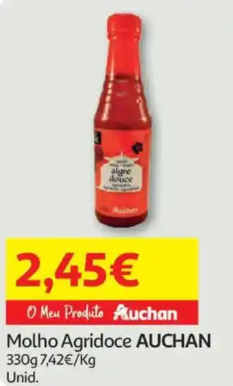 Auchan Molho Agridoce AUCHAN promoção